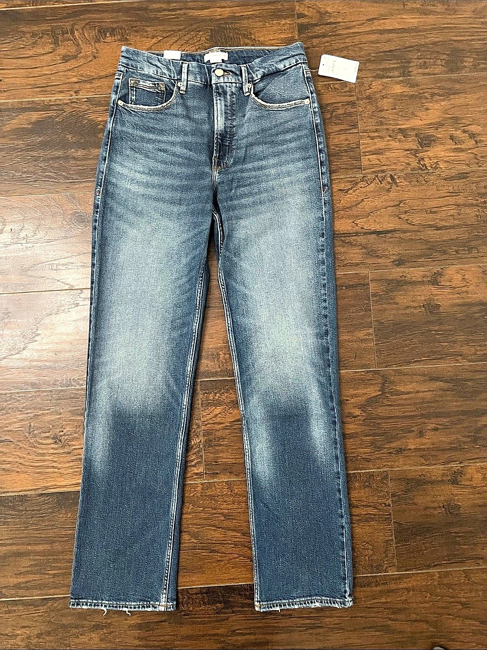 Good American Good Legs Straight Leg Jeans Blue Size 8/29 NWT